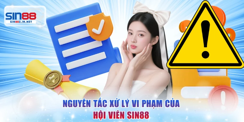 Nguyên tắc xử lý vi phạm của hội viên SIN88